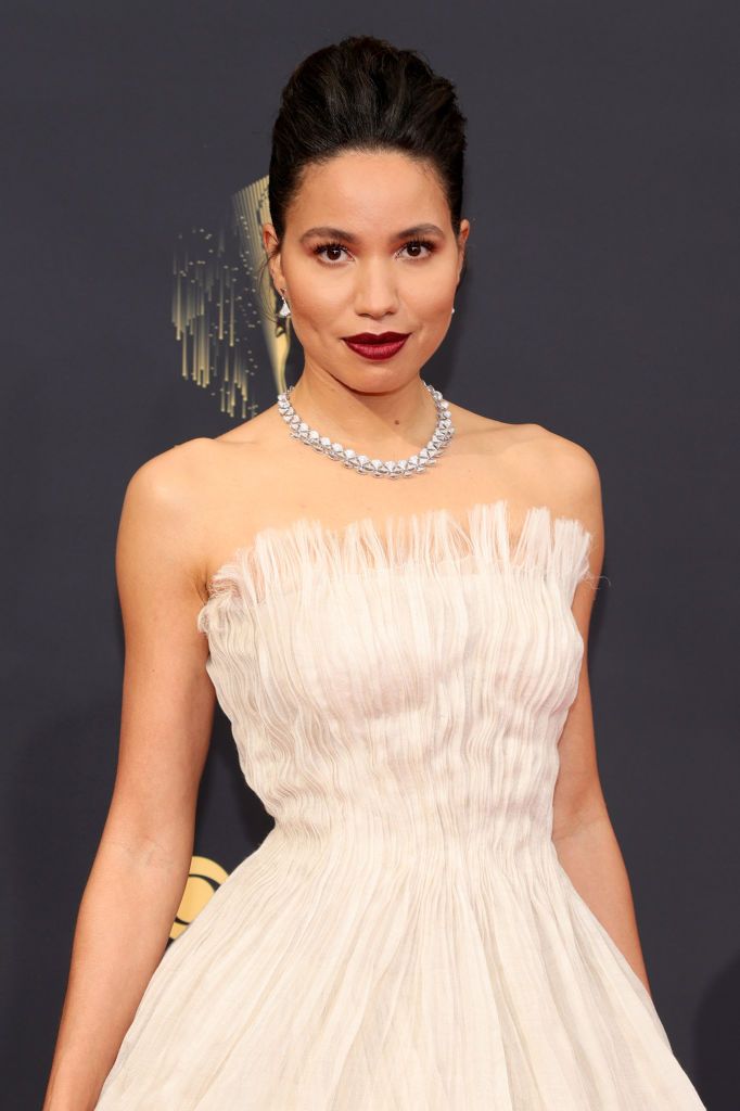 LOS ANGELES, CALIFORNIA - SEPTEMBER 19: Jurnee Smollett attends the 73rd Primetime Emmy Awards at L.A. LIVE on September 19, 2021 in Los Angeles, California. (Photo by Rich Fury/Getty Images)