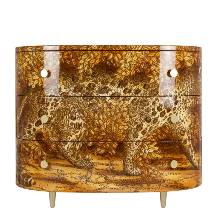 Fornasetti Leopardo curved chest of drawers (Photo: Fornasetti)