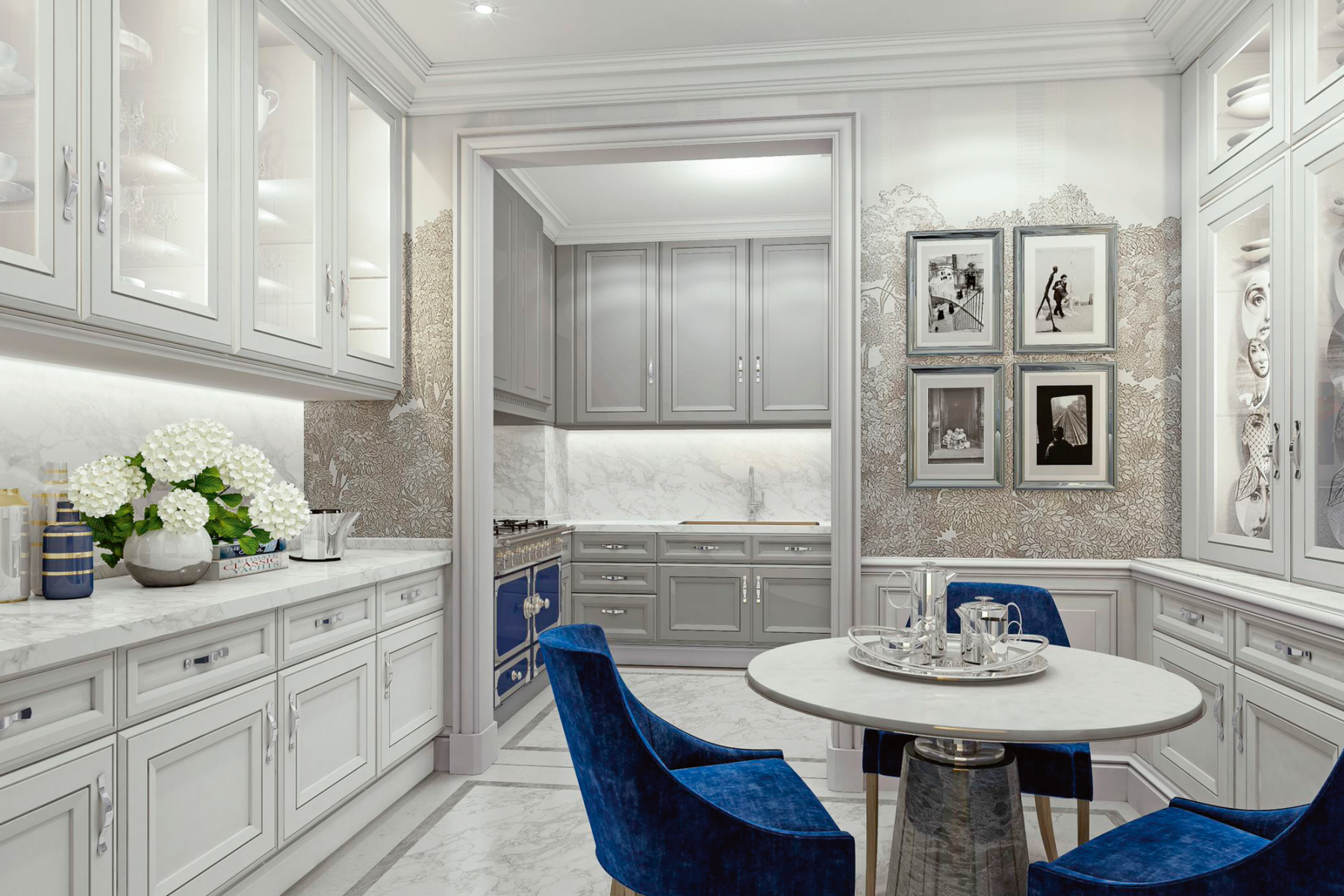 A show apartment in The Residences at Mandarin Oriental, Moscow