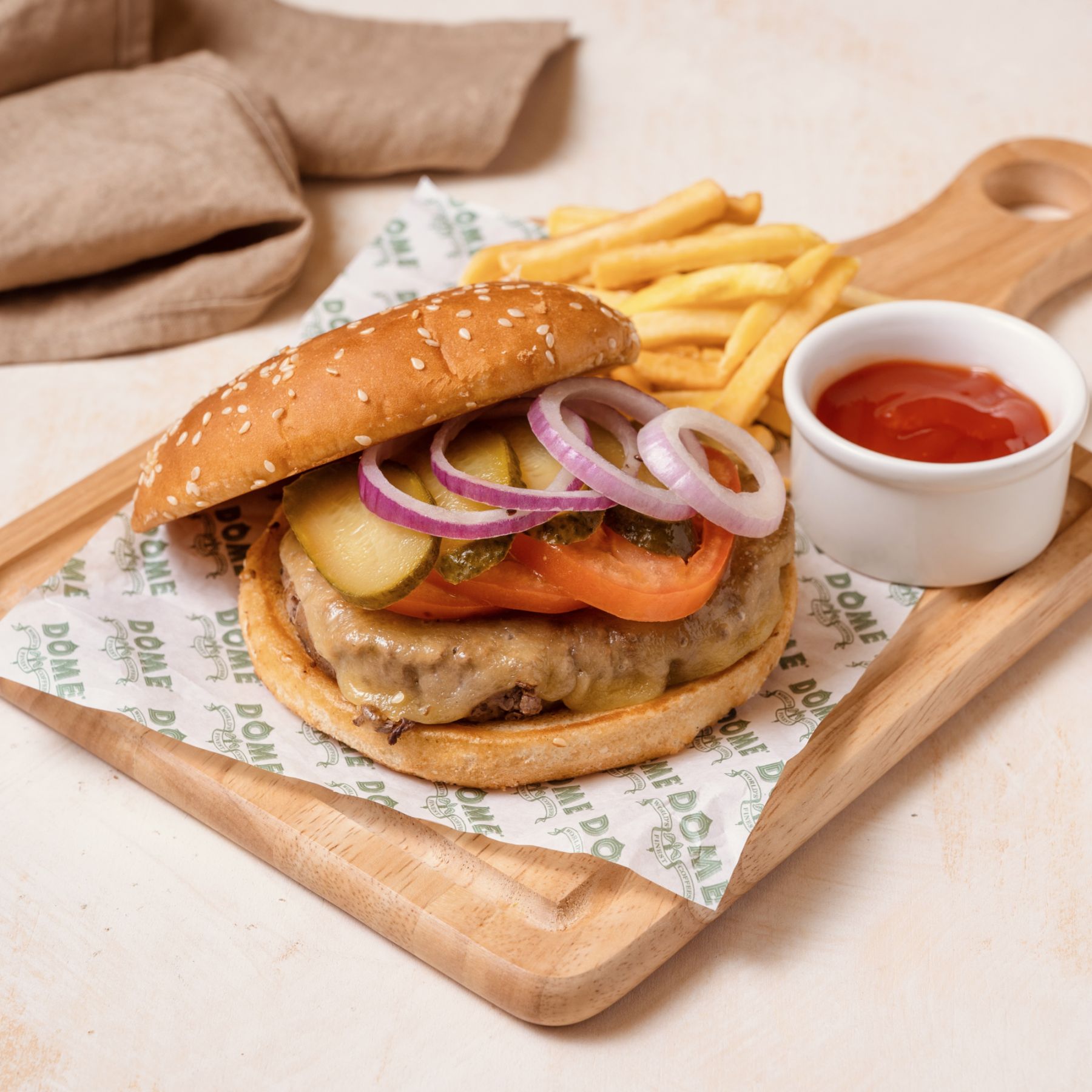 The Wagyu burger