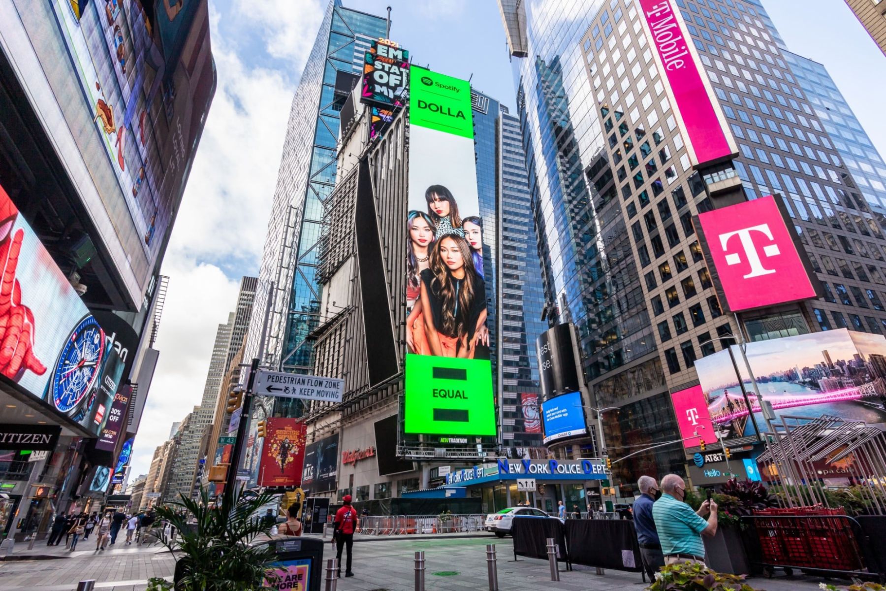 Dolla The Malaysian Girl Group Spotted On The New York Times Square Billboard Tatler Asia