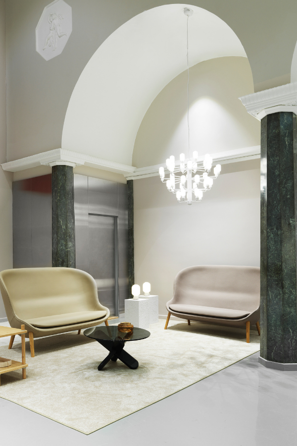 Normann Copenhagen Amp Chandelier Large by Simon Legald. Available at SMUK Living