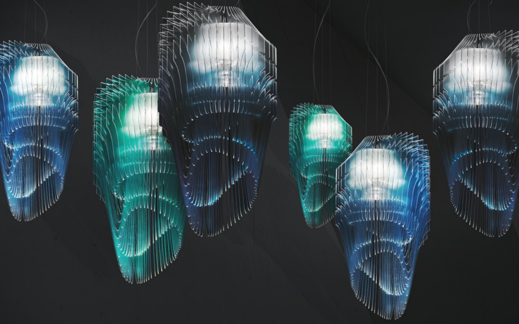 Slamp Avia Edition by Zaha Hadid. Available at Lightcraft