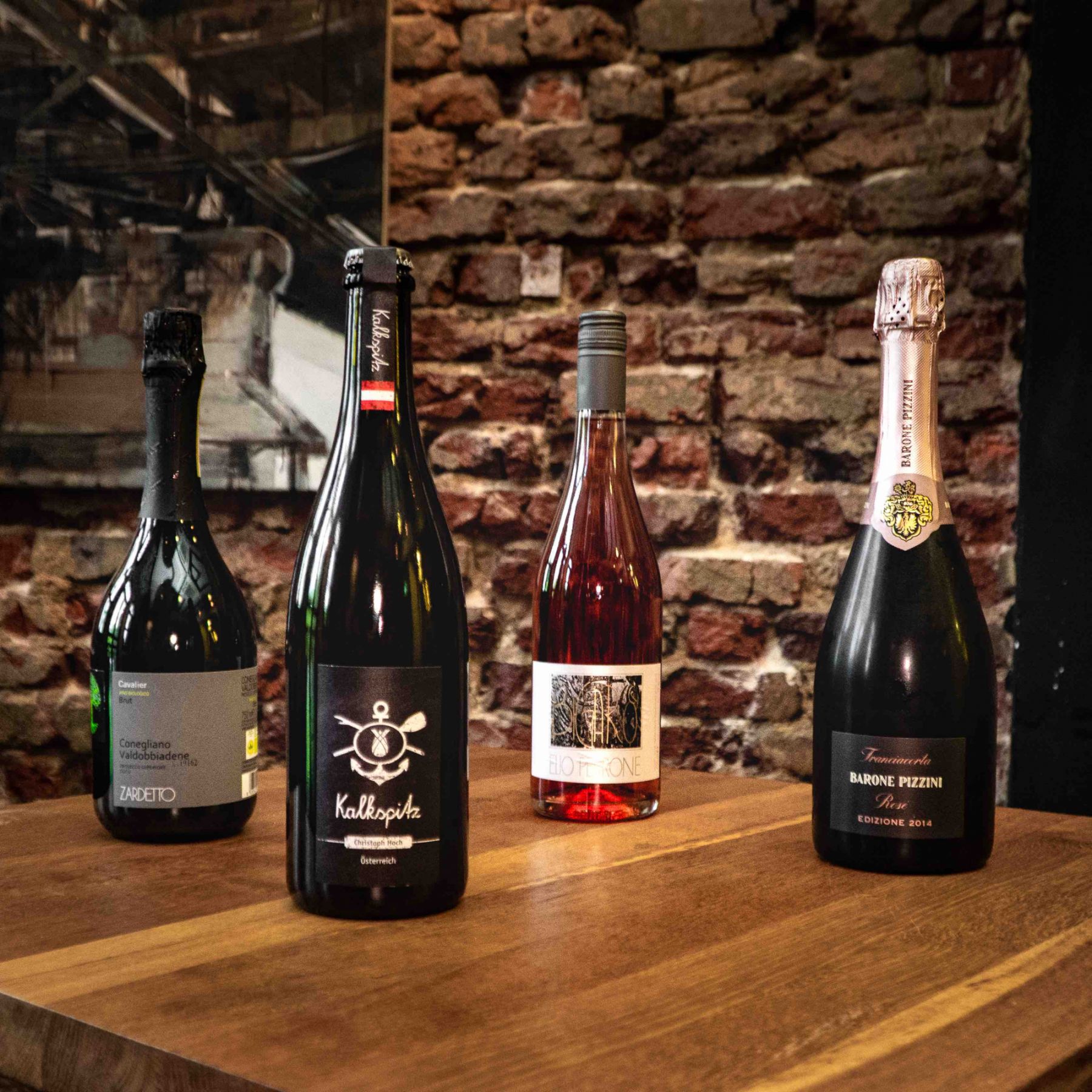 Bubbles on offer at Bar Chicheti in Singapore, including Kalkspitz Pét-Nat