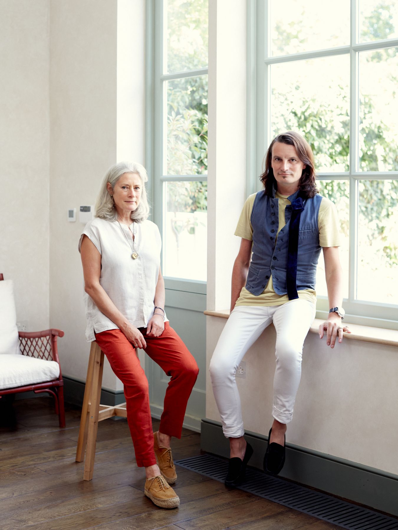 Henry Miller-Robinson and Katie Glaister, founders of interior architectural and design studio K&H Design (Photography: Sophia Spring)