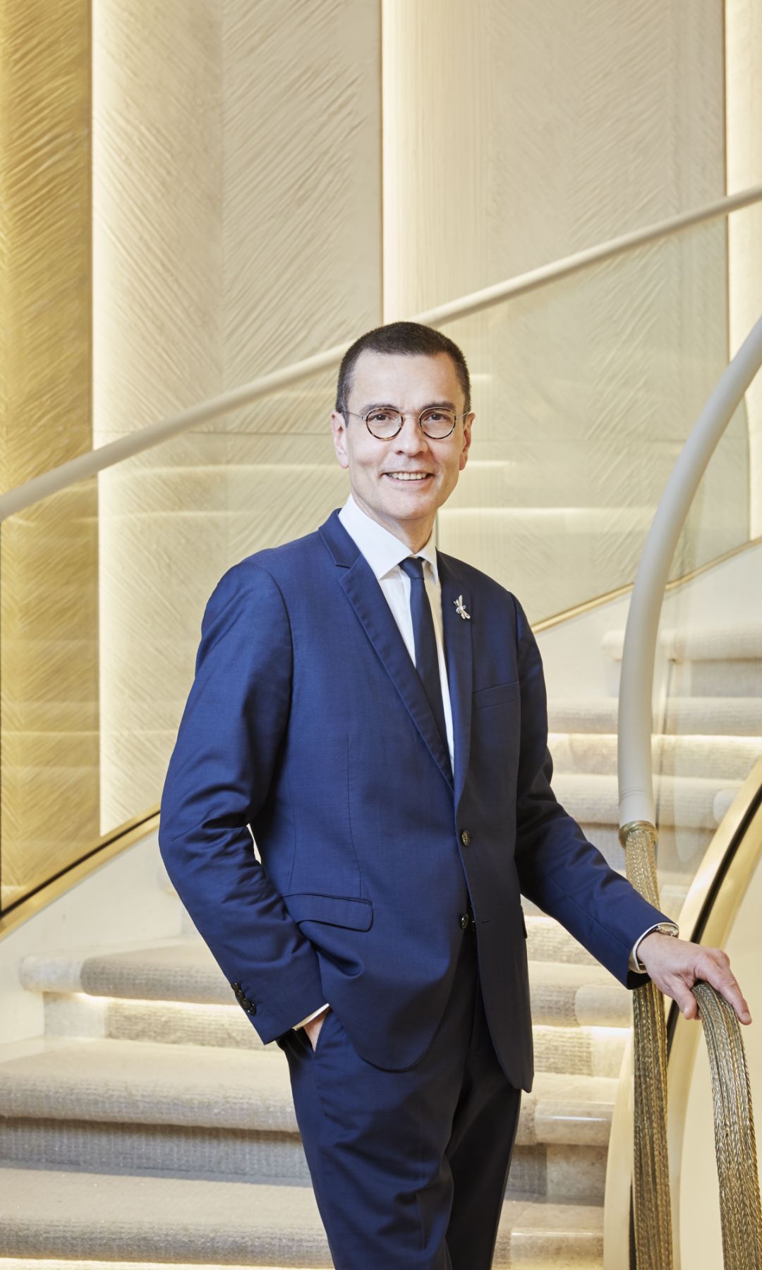 PORTRAIT DE JEAN-MARC MANSVELT, CEO DE CHAUMET, RÃALISÃ AU 12 PLACE VENDÃME LE 24 FÃVRIER 2020.