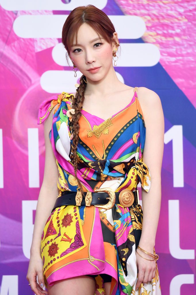 SEOUL, SOUTH KOREA - JANUARY 30: Taeyeon attends the 29th High1 Seoul Music Awards Photocall at Gocheok Sky Dome on January 30, 2020 in Seoul, South Korea. (Photo by The Chosunilbo JNS/Imazins via Getty Images)