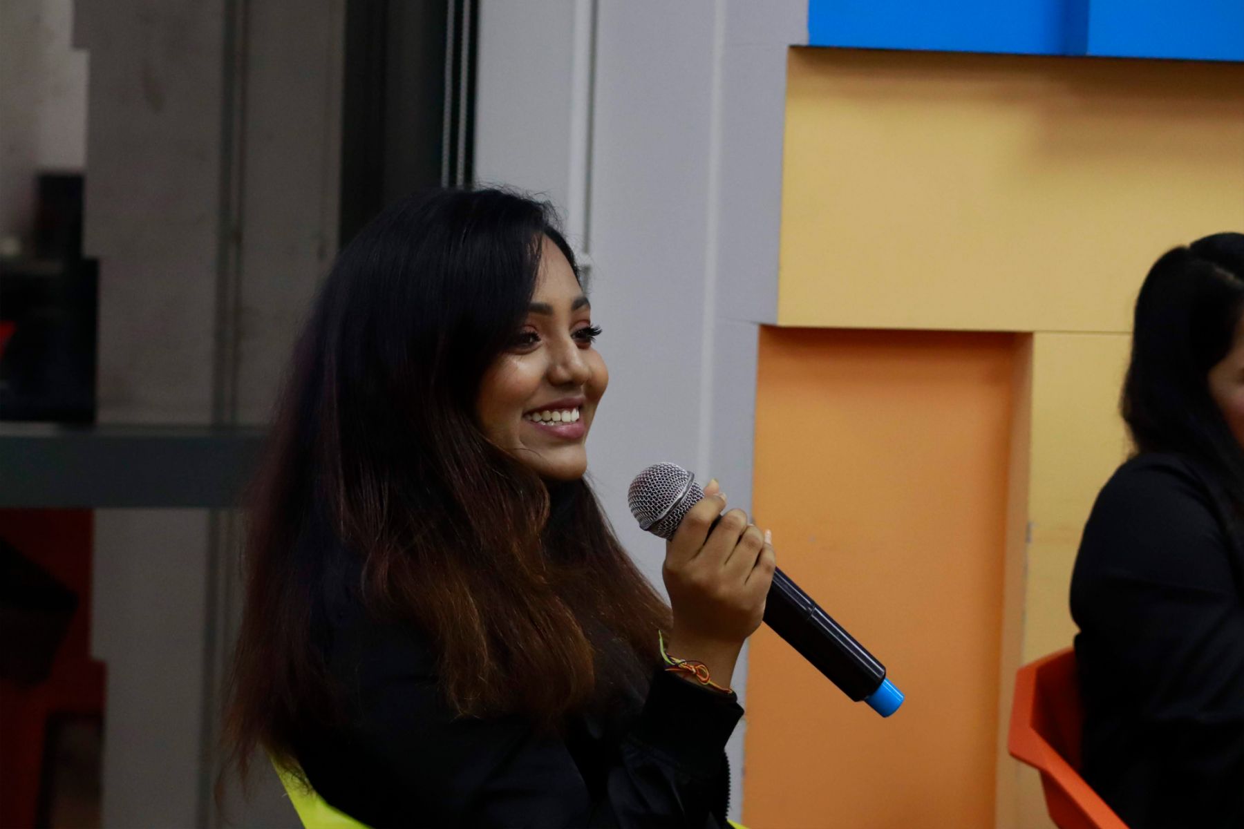 Purnima Wijendra hosting a panel organised by TechSprint Academy (Image: courtesy of TechSprint Academy)