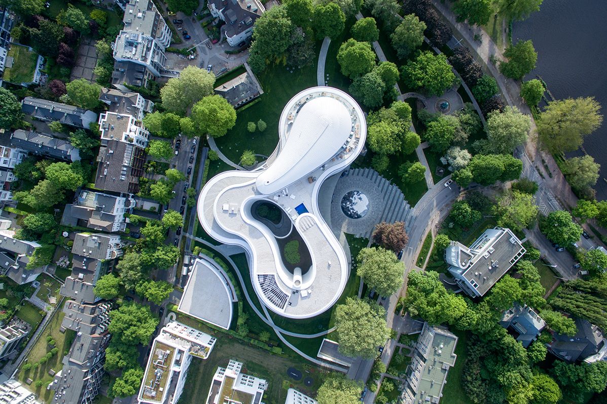 Three intertwining circular structures form the buildings of The Fontenay (Image: Courtesy of The Fontenay)