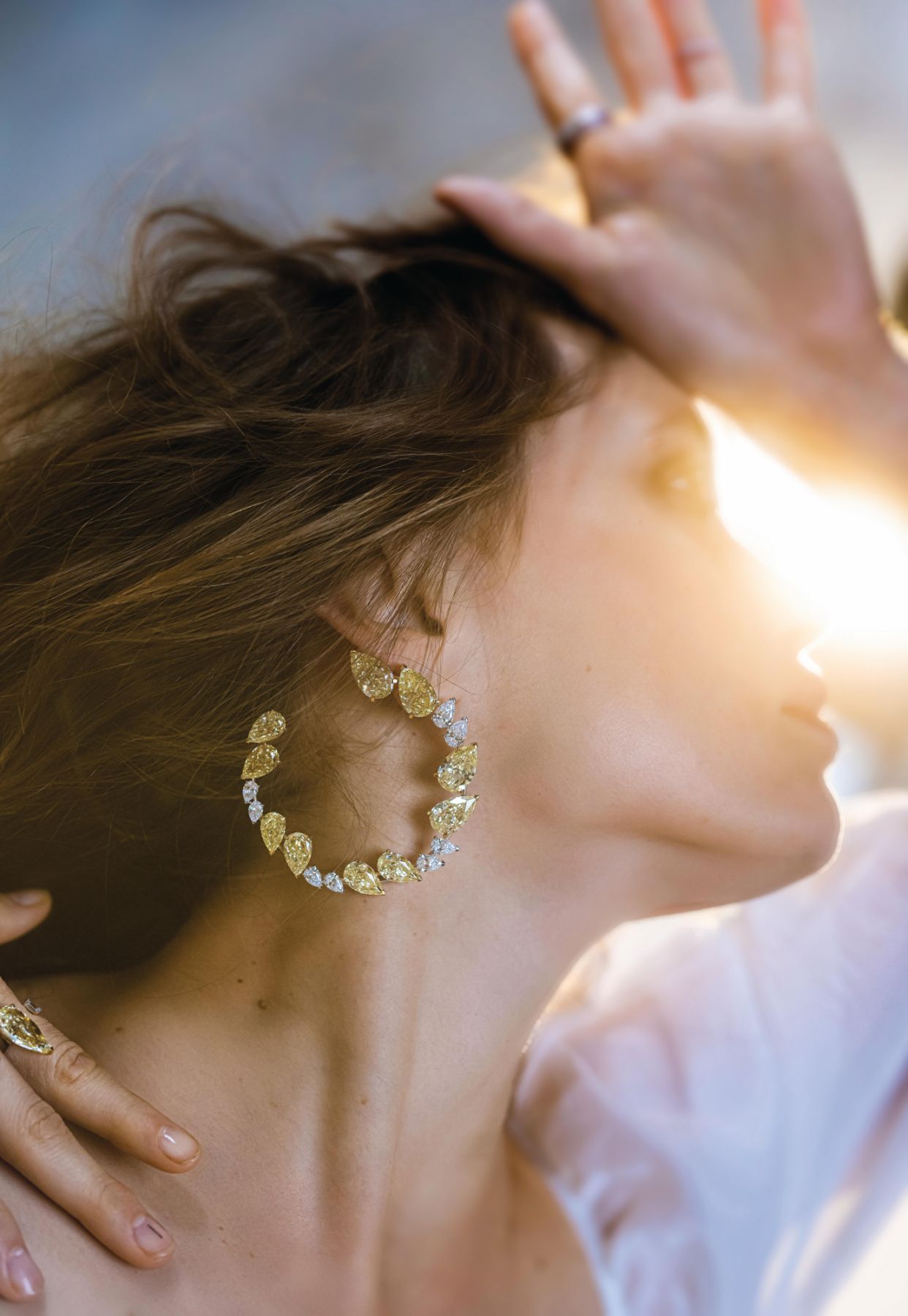 Shooting bijoux Haute Joaillerie pour Messika, au Sala studio 5.