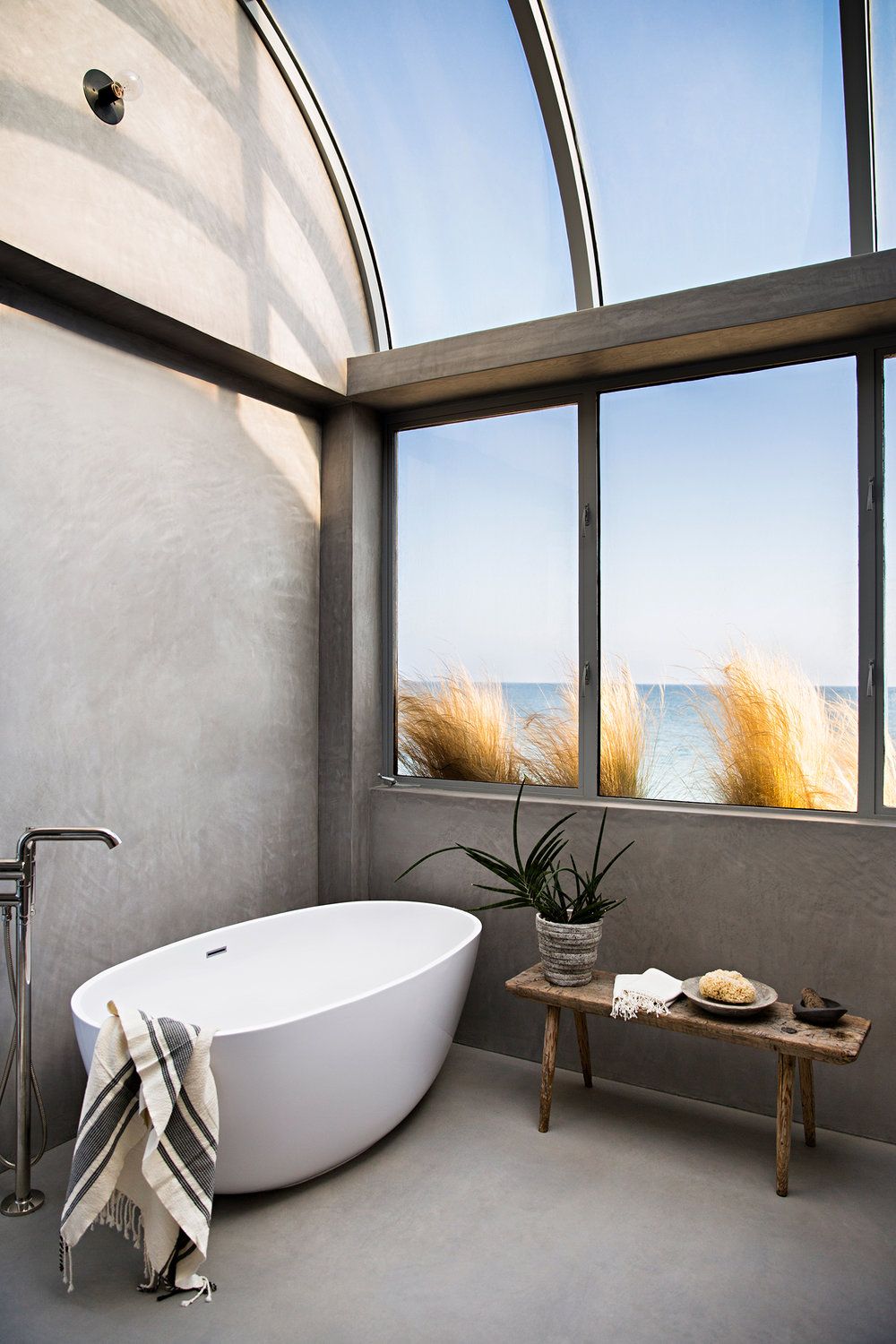 The curved ceiling dome is a key architectural feature that adds visual interest (Photo: Brittany Ambridge)