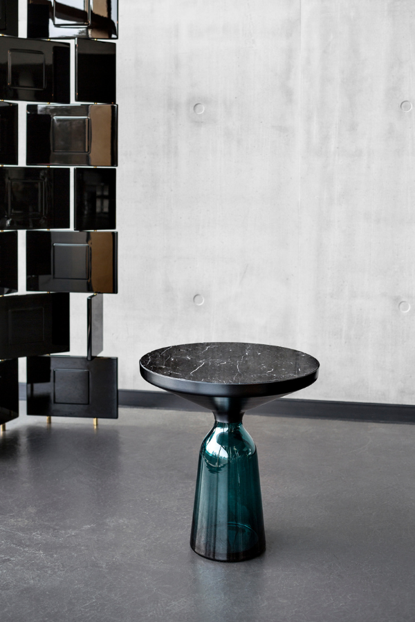 Classic Con Bell table by Sebastian Herkner. Available from Space Furniture