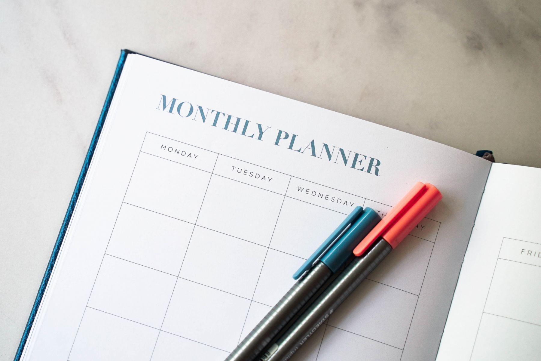 Monthly Planner For Your Moon Cycle
