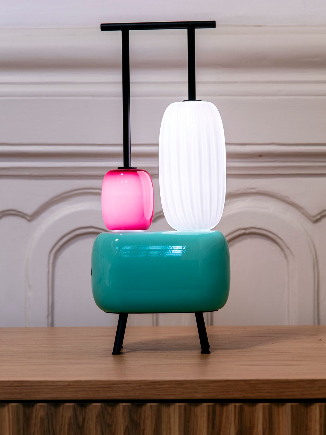 The Dhala rechargeable lamp by Luca Nichetto, from Stellar Works