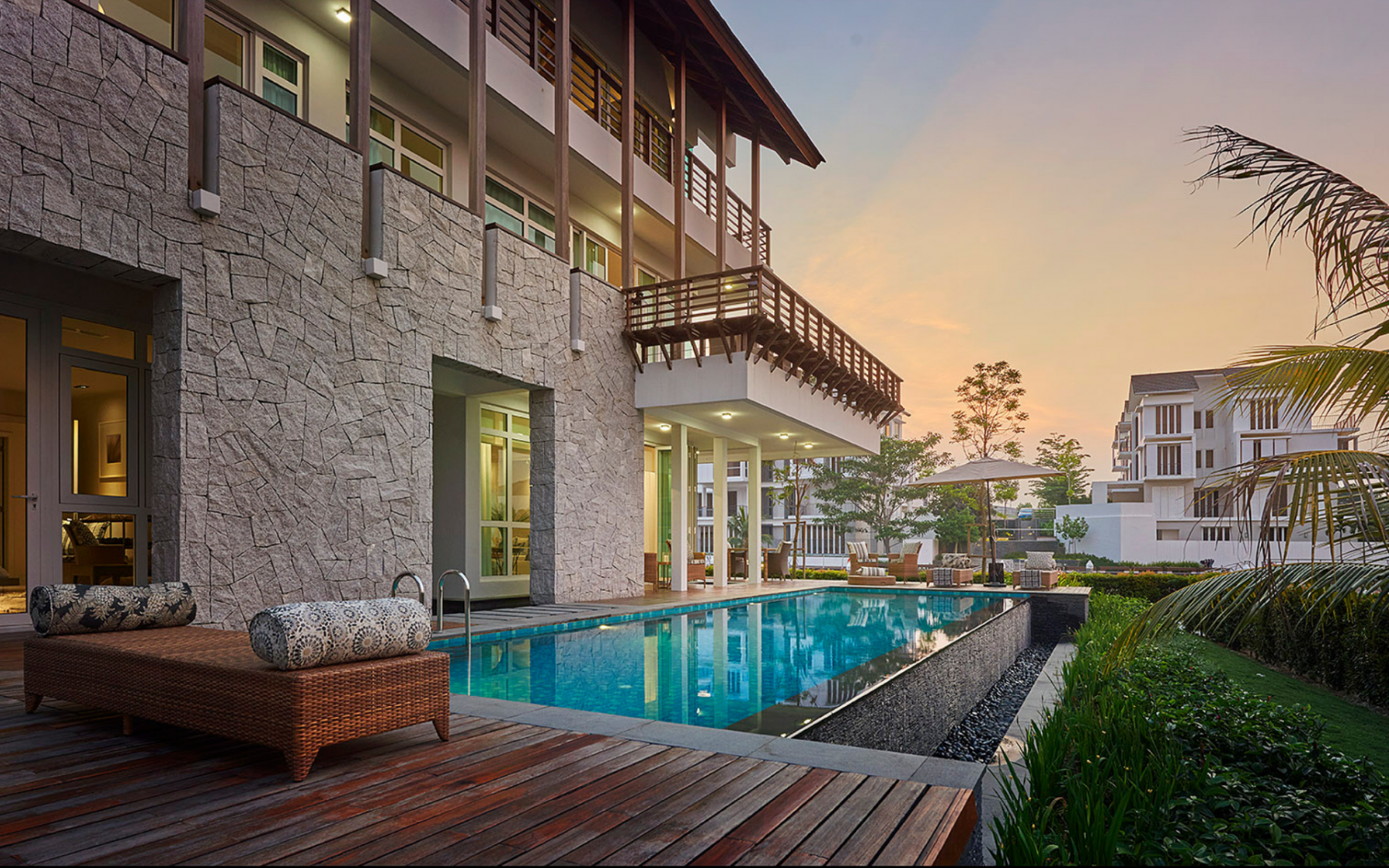 Villas boast seamless indoor-outdoor living