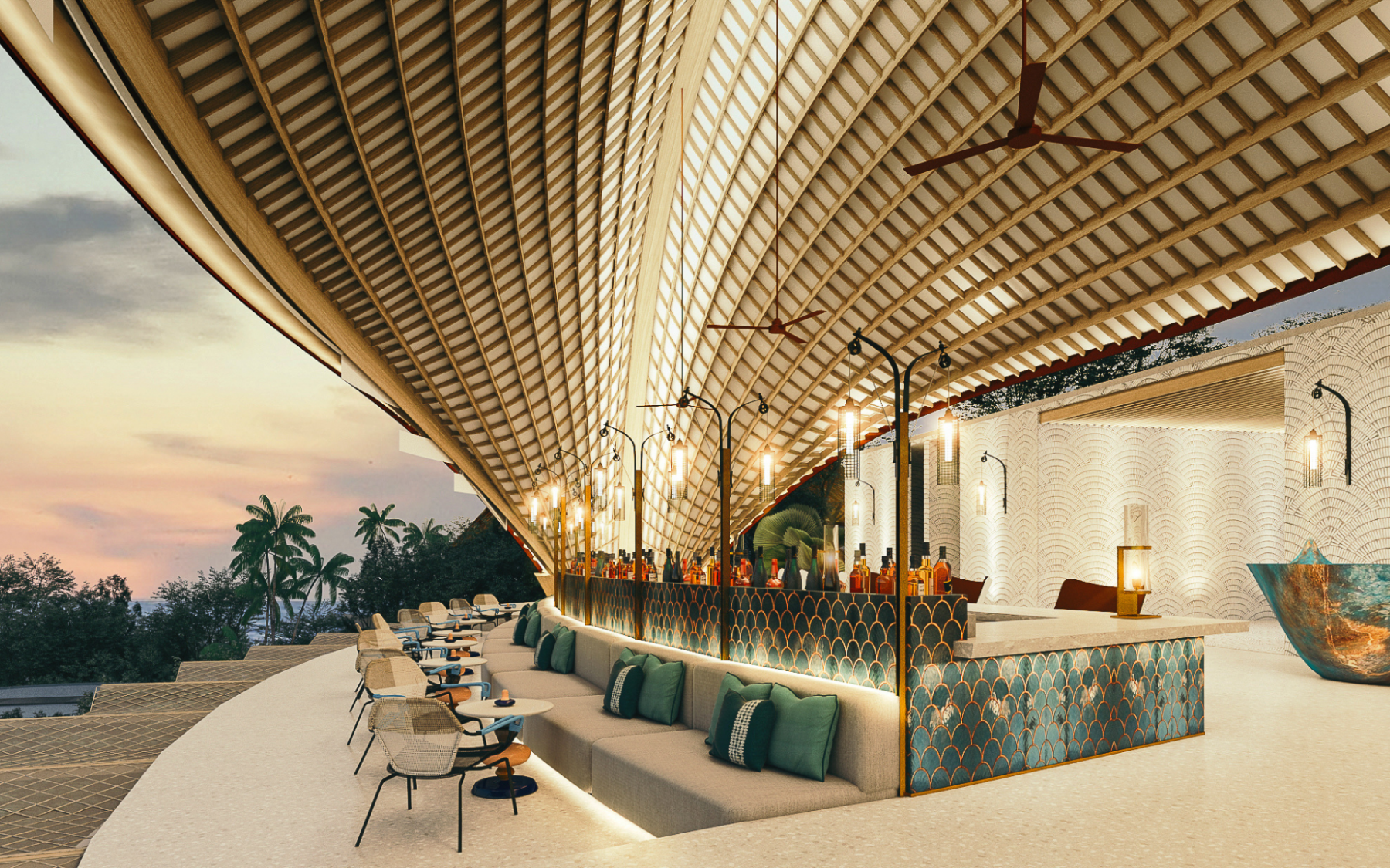 Residents enjoy the same facilities as the 5 star resort