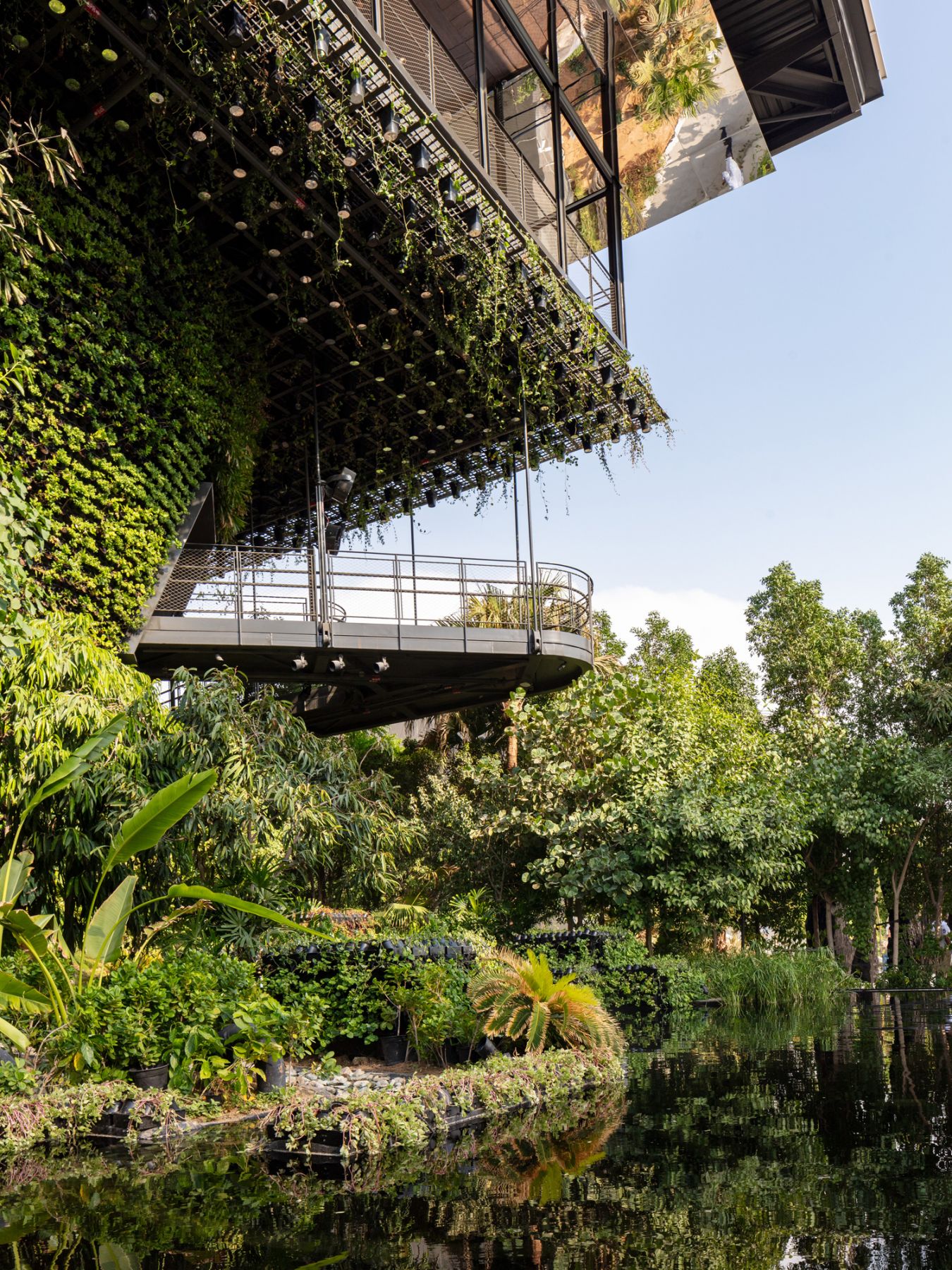 Designed by WOHA, the Singapore Pavilion brings Singapore's vision as a City in Nature to life