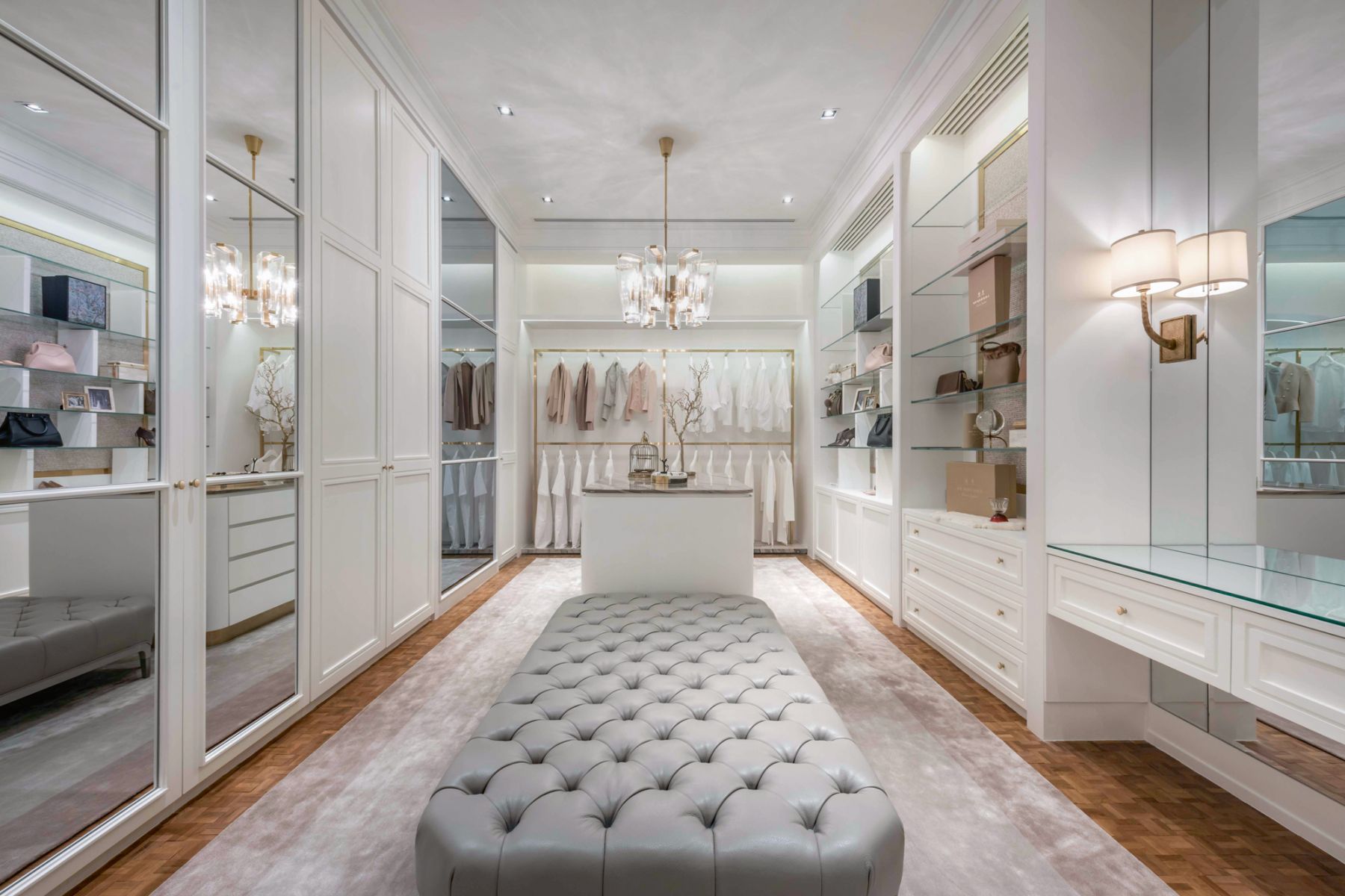 A showflat at The Ritz-Carlton Residences Bangkok, which is located in the mixed-use Mahanakhon skyscraper marketed by Christie’s International Real Estate
