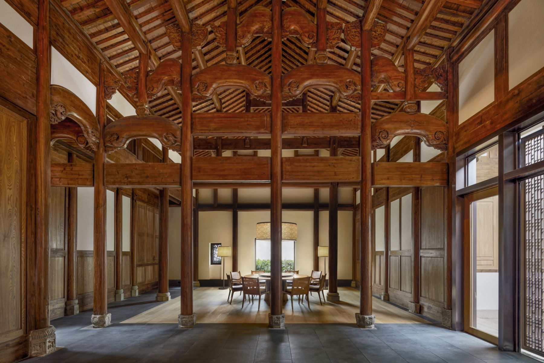 Amanyangyun, China - Villa, Dining Area