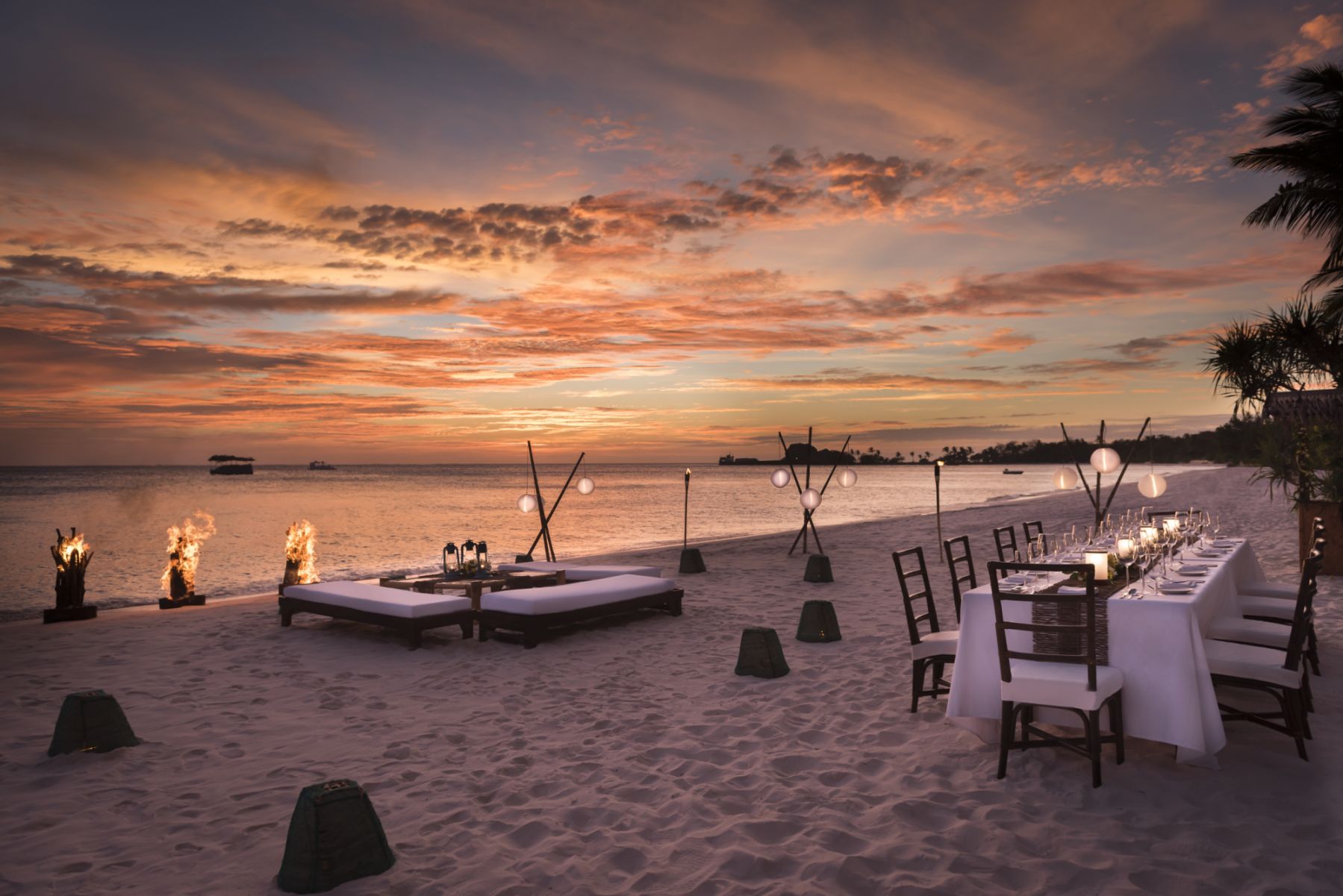 Amanpulo, Philippines - Dining, Private Dining on the Beach 4