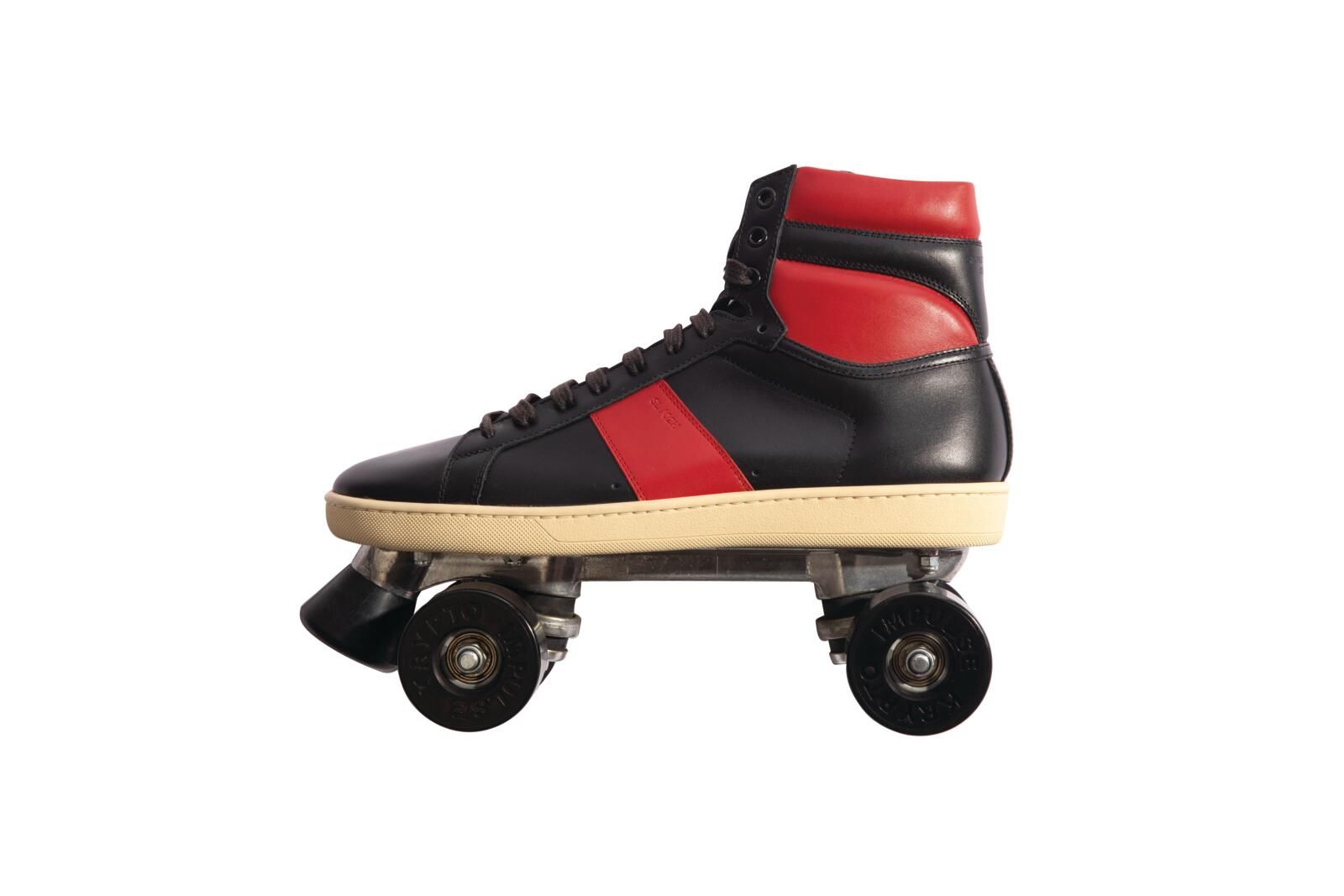 Saint Laurent roller skates. Credit: Affa Chan