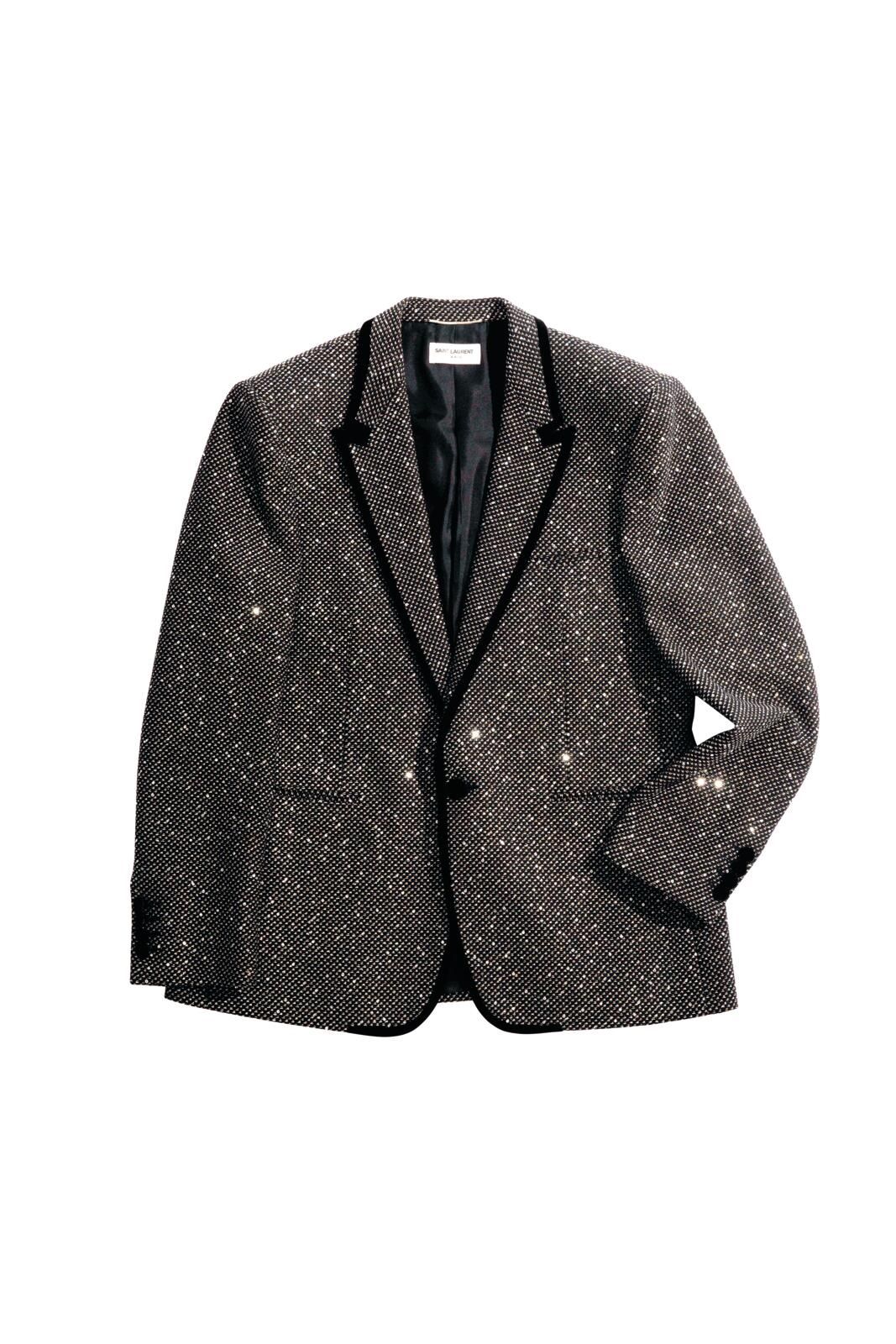 Saint Laurent jacket. Credit: Affa Chan