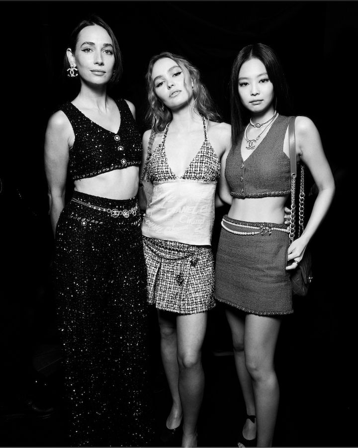 Rebecca Dayan,Lily Rose Depp, Jennie