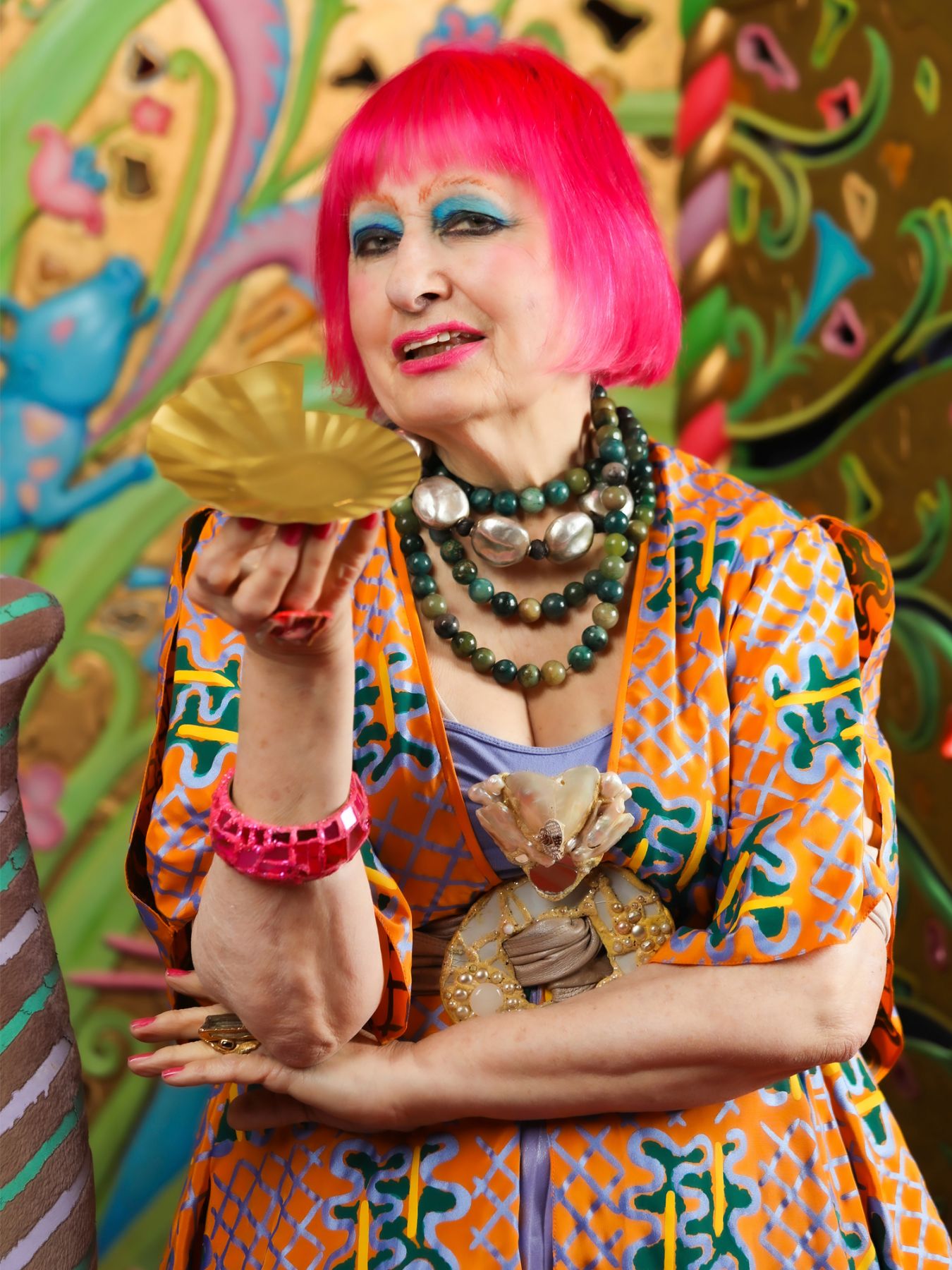 Rhodes' signature colourful style is evident throughout the loud and unapologetic collection