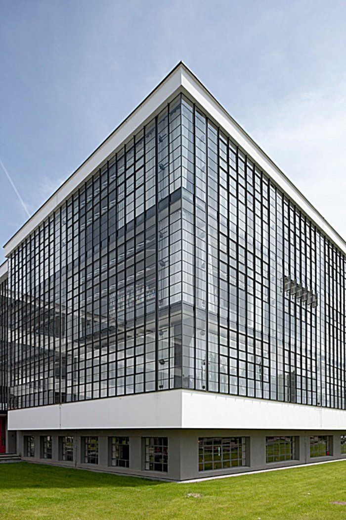The Bauhaus Dessau building features a glass facade that offers a glimpse of the interior workings (Image: Bauhaus Dessau)
