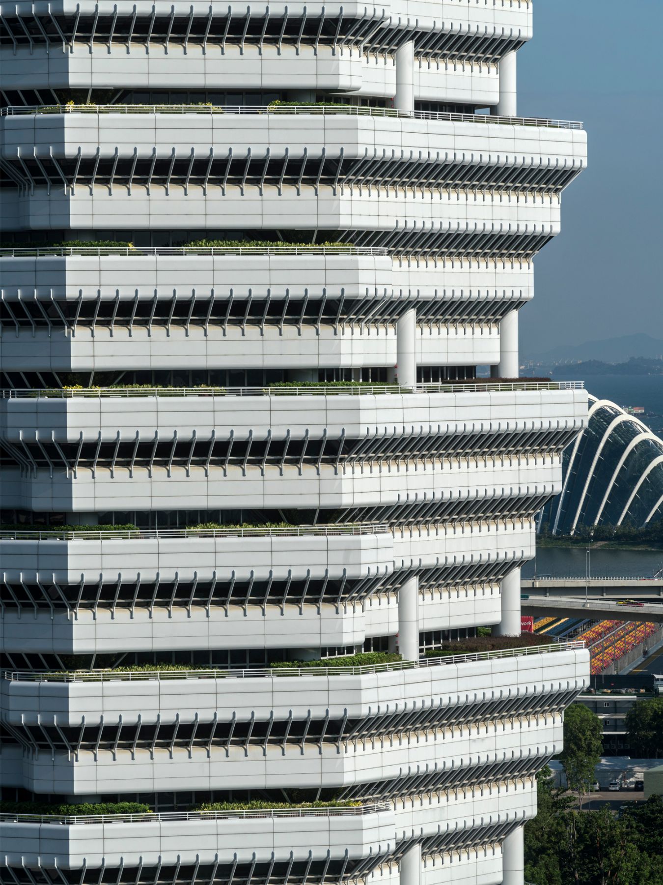 The landmark is instantly recognisable with its exceptional use of glass and angles. (Image: Courtesy of Docomomo Singapore)