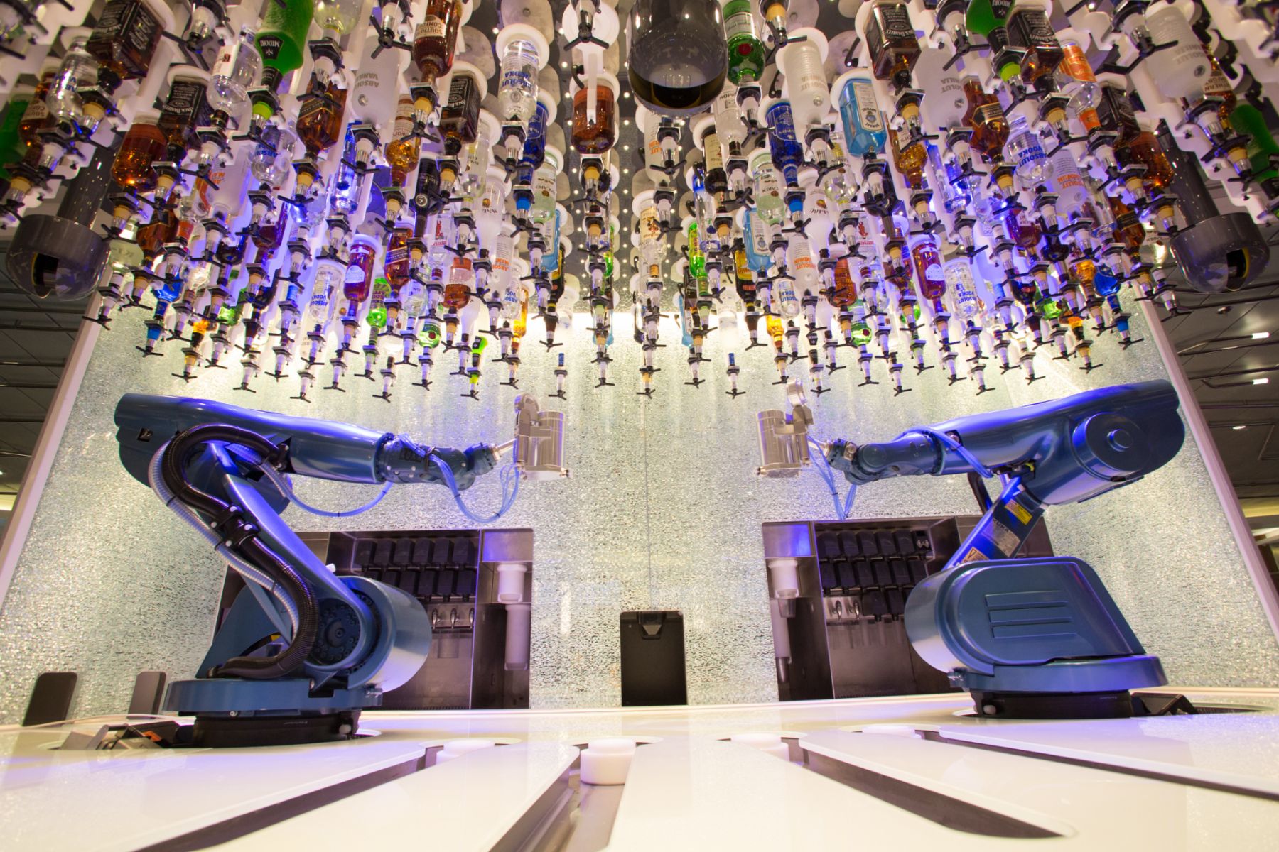 Royal Caribbean International launches Quantum of the Seas, the newest ship in the fleet, in November 2014Bionic Bar.