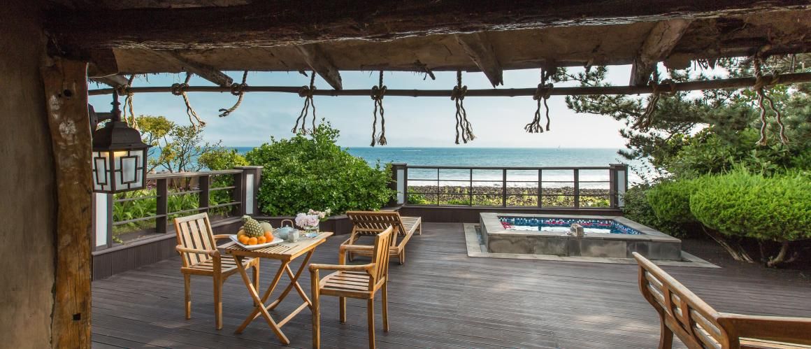 Located in close proximity to the sea, the resort offers panoramic views of the beach and surrounding nature (Image: The Seaes Hotel & Resort Jeju)