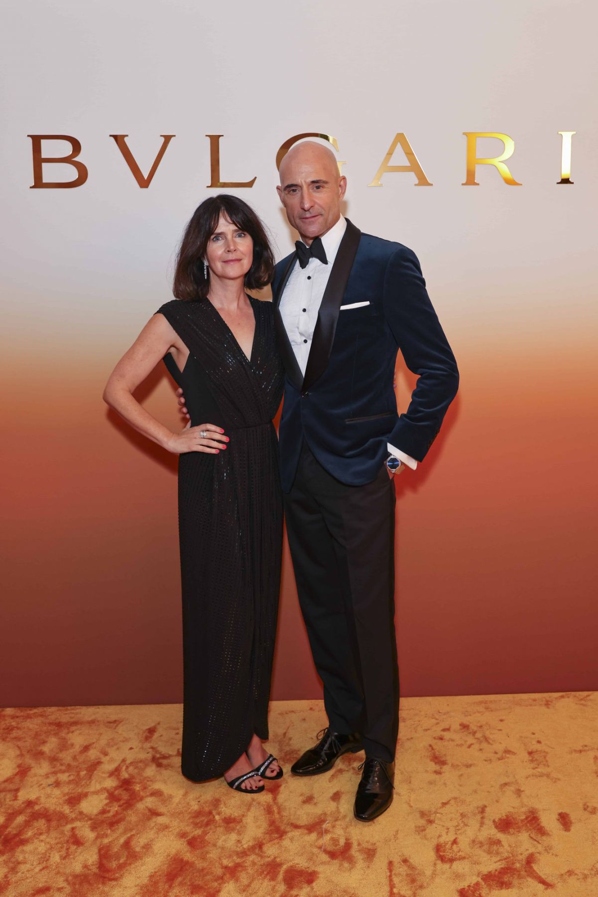 Liza Marshall and Mark Strong