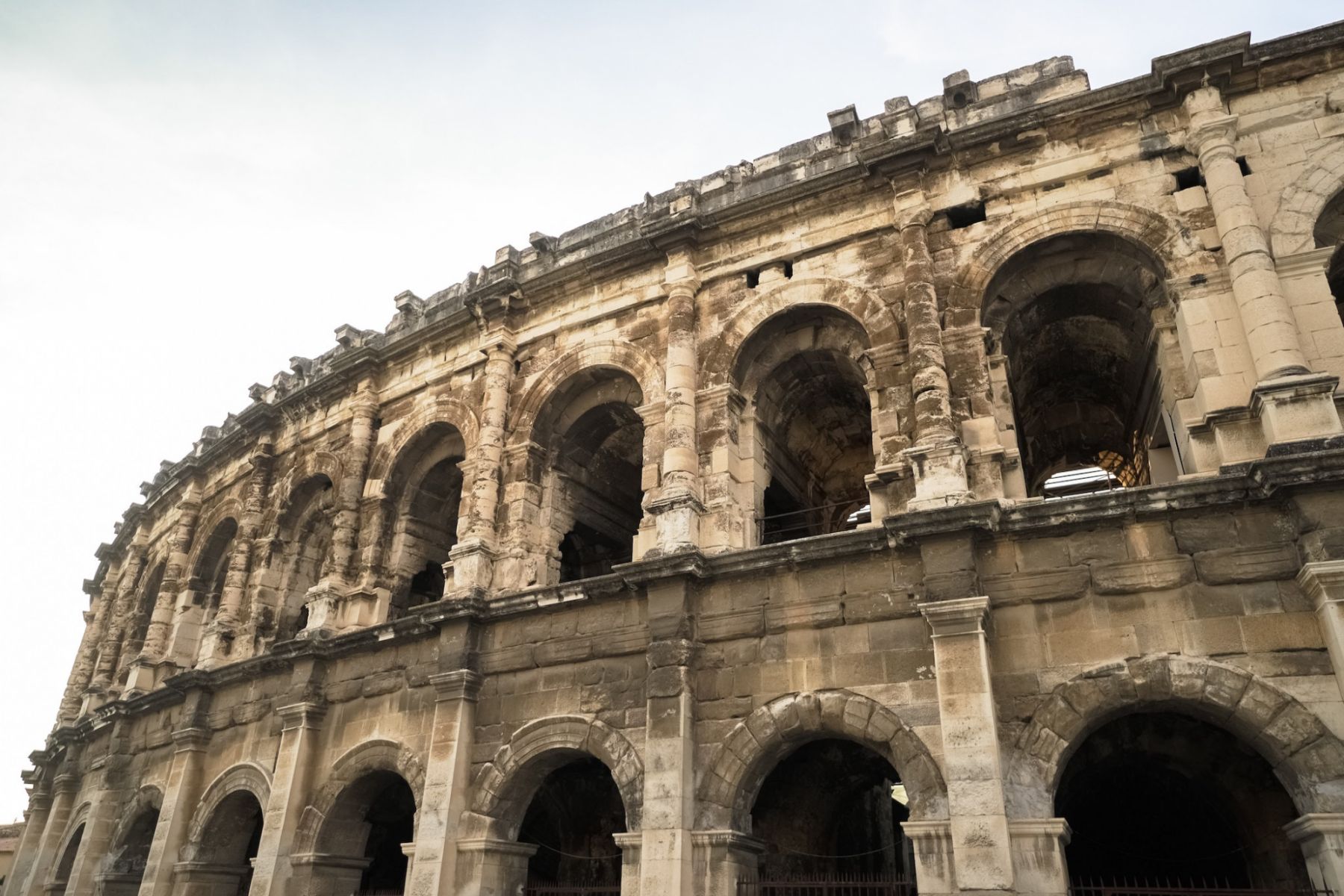 Nîmes Amphitheatre France Rome Colosseum