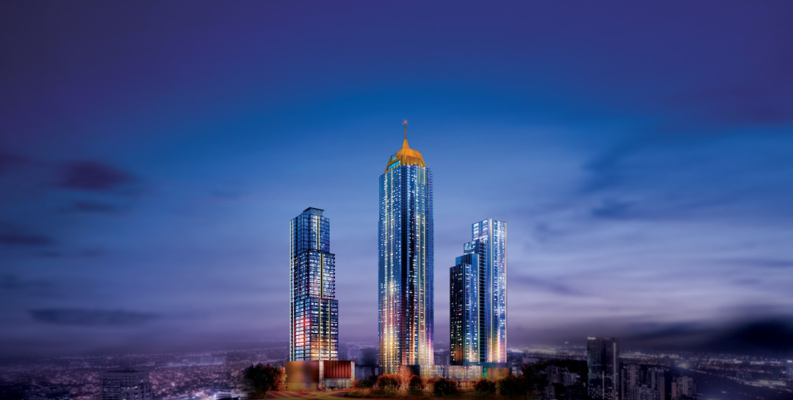 Artist's perspective of Grand Hyatt Manila Residences South Tower, Grand Hyatt Manila and Grand Hyatt Manila Residences