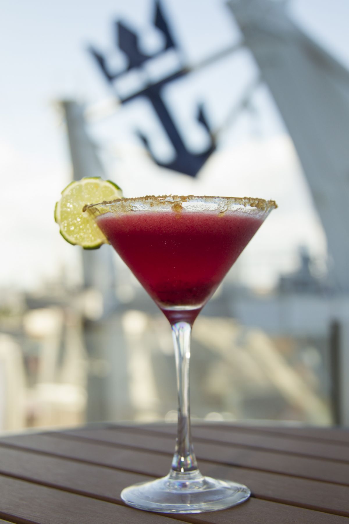 New cocktail onboard Royal Caribbean's Harmony of the Seas US inaugural sailing.