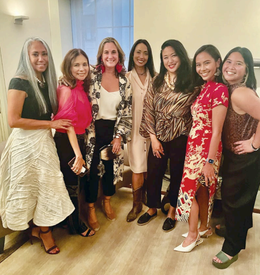 1. Elizabeth Roxas-Dobrish, Mariko Jacinto, Sofia Elizalde, Stella Abrera, Happy David, Maxine Adarme and Juliana Ocampo