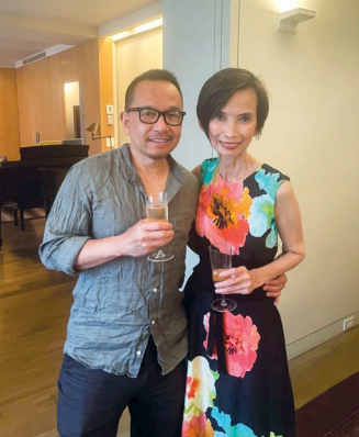 Federico De Vera and Josie Natori