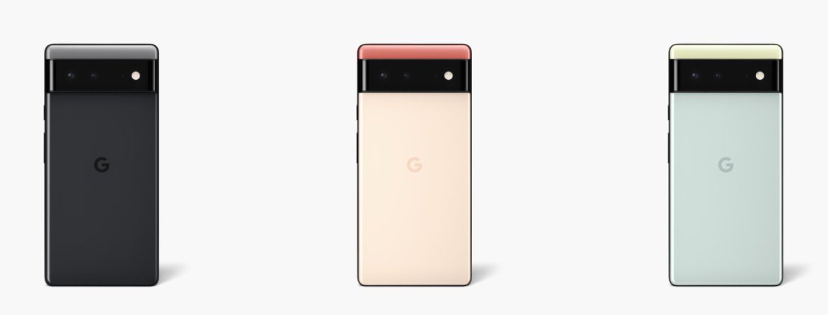 由左至右:風暴黑、珊瑚粉和海沫色(photo: Google Store)