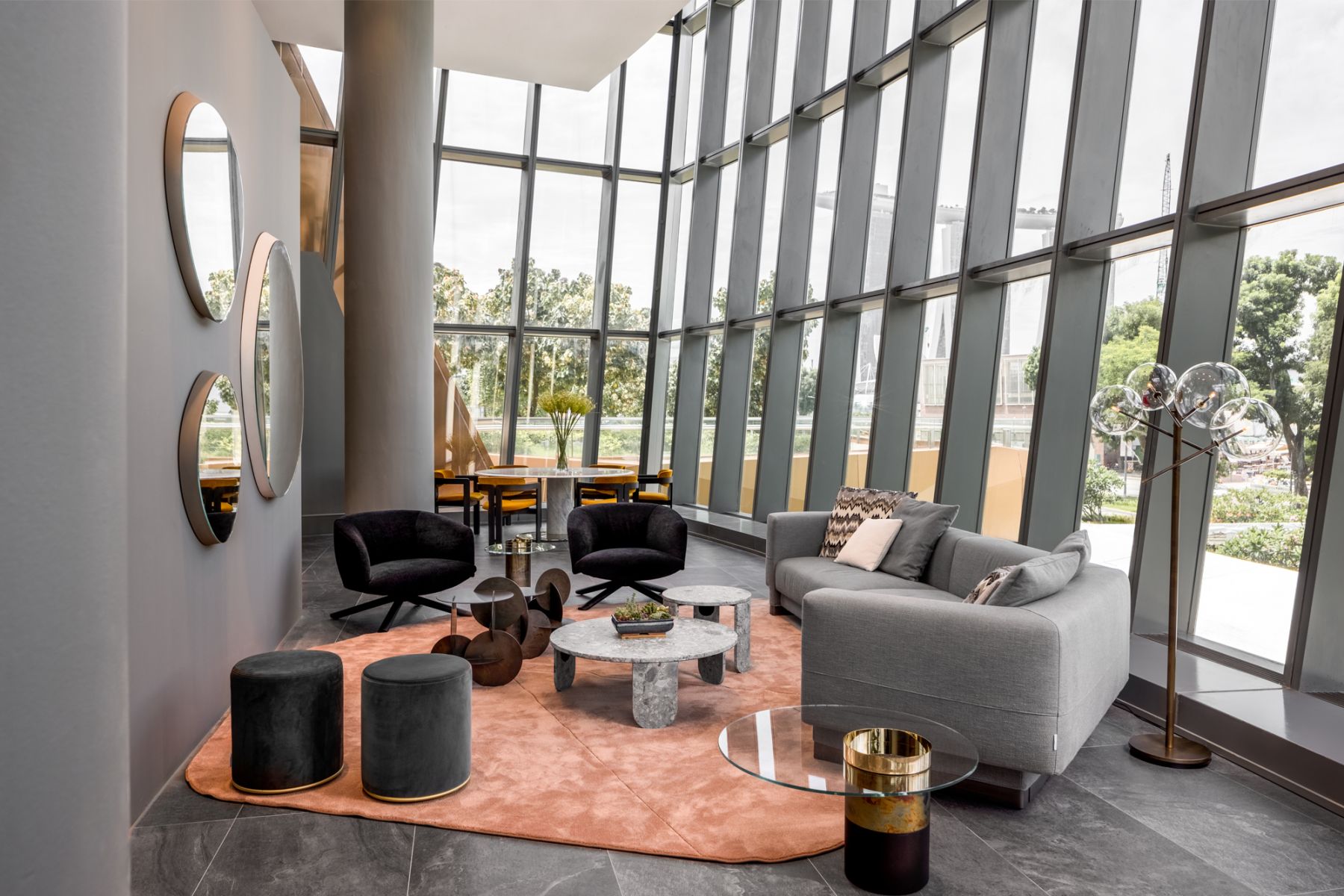 Marquis QSquare's new showroom displays the furniture pieces in luxurious home setting (Image: Courtesy of Marquis QSquare)