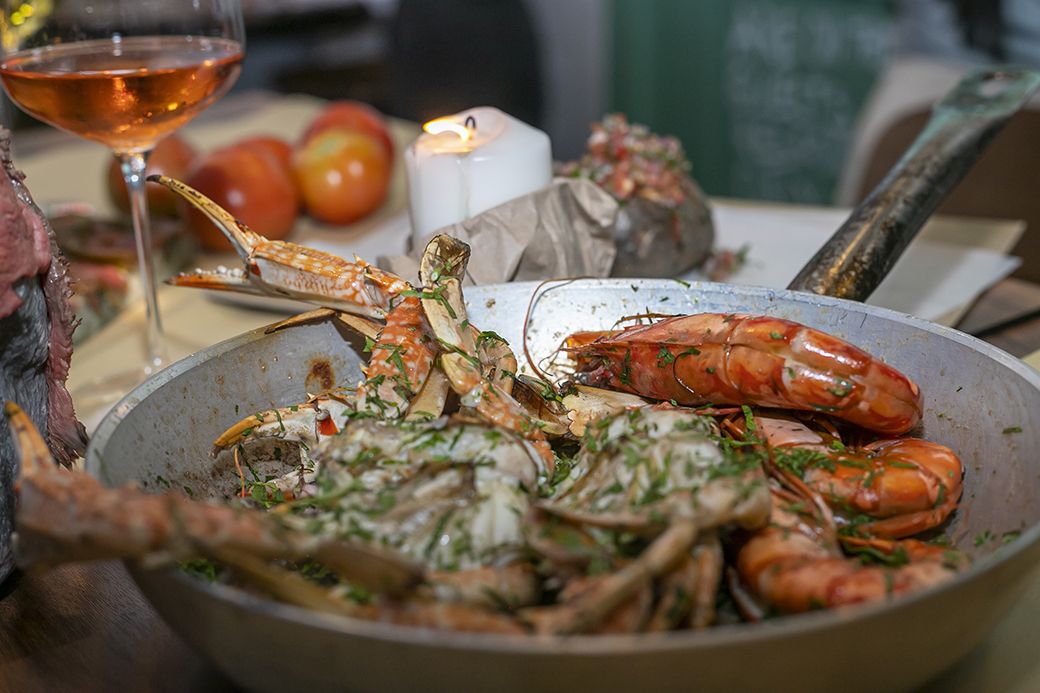 Seafood platter