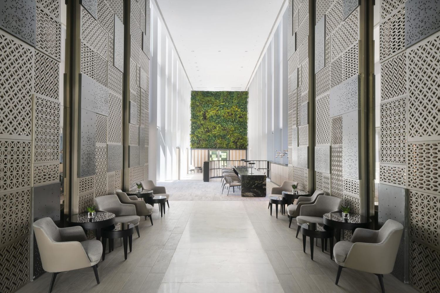The lobby area of the new Oasia Resort Sentosa (Image: Oasia Resort Sentosa)