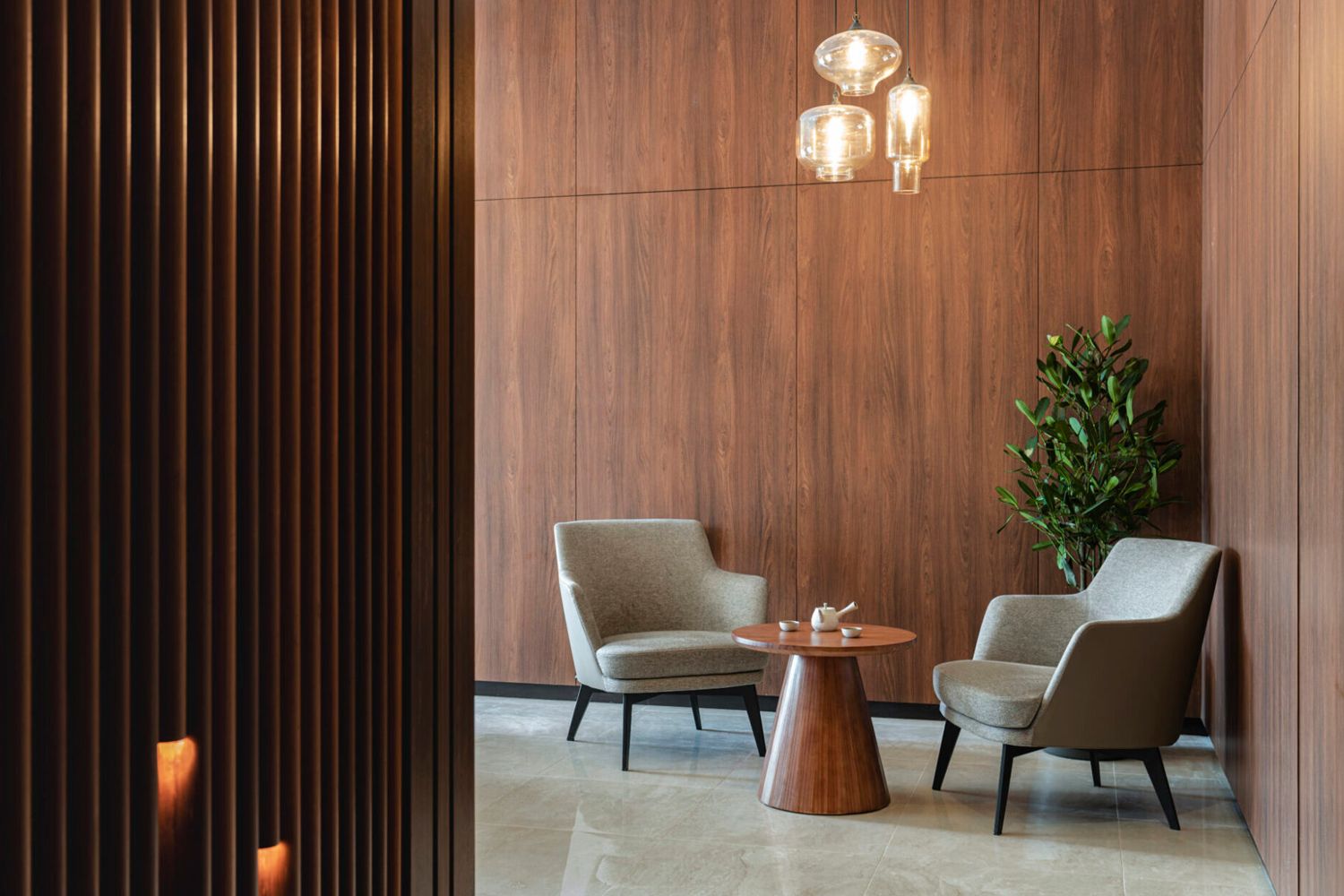 The tea lounge, within the spa area of the new Oasia Resort Sentosa (Image: Oasia Resort Sentosa)