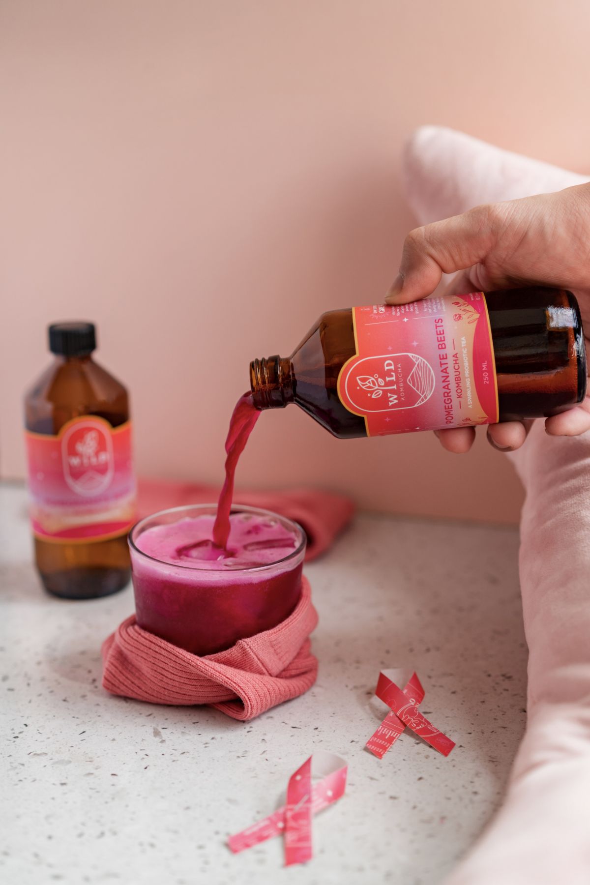 (Photo: WILD Kombucha- Pomegranate Beets)