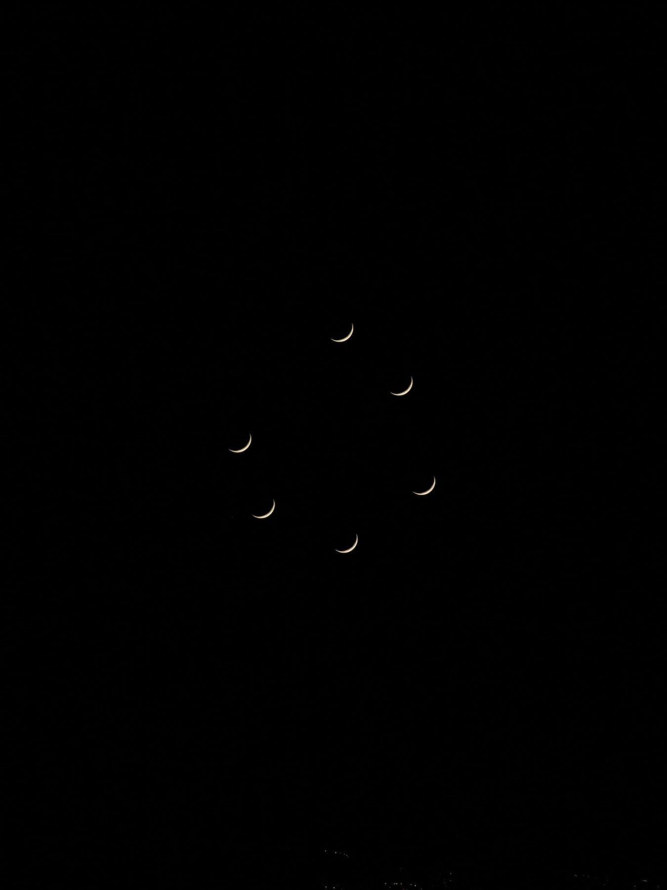 Photographer Stephanie Teng captures the moon in multiple exposures