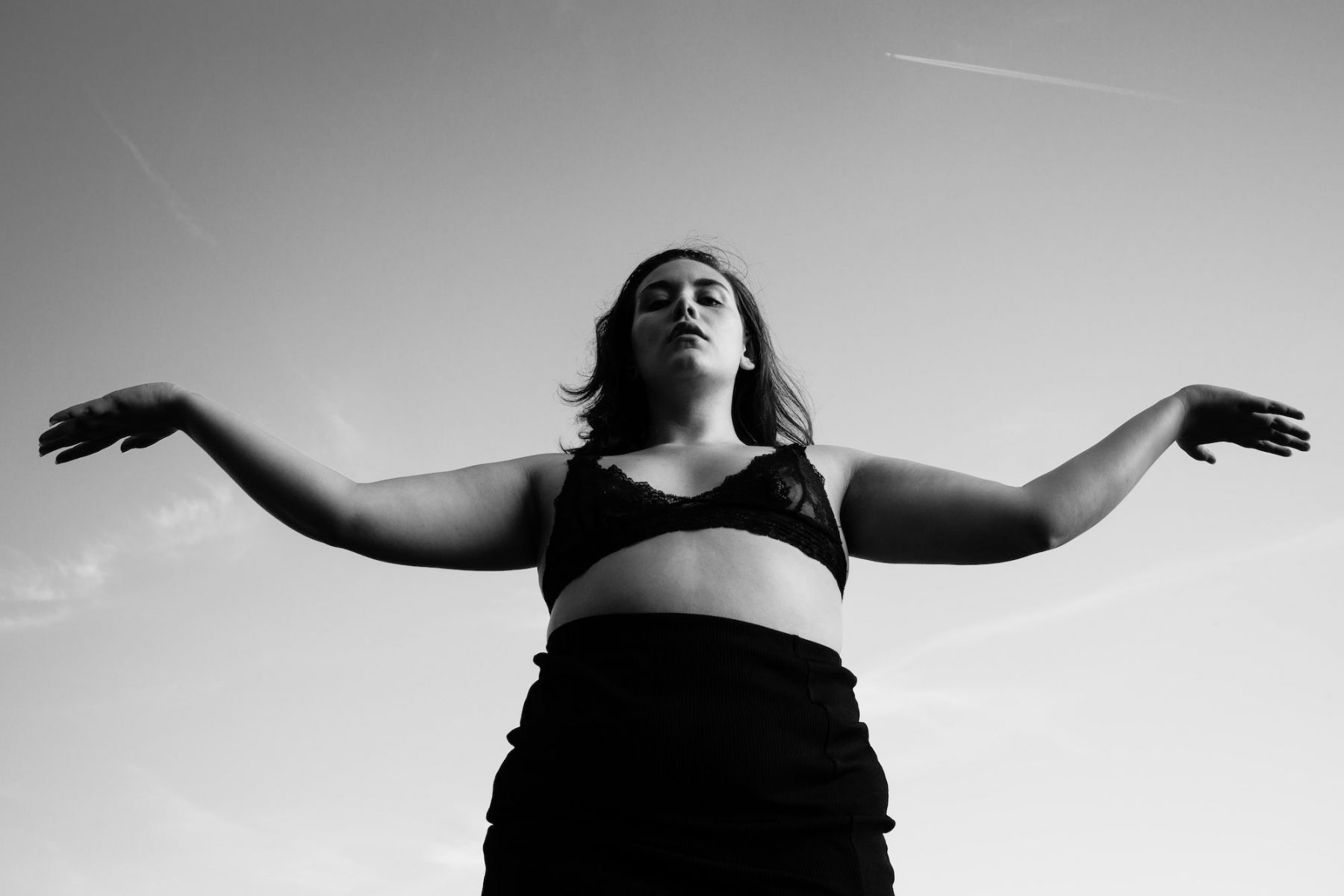 Photo of a powerful woman from the Politics of Space series by Stephanie Teng