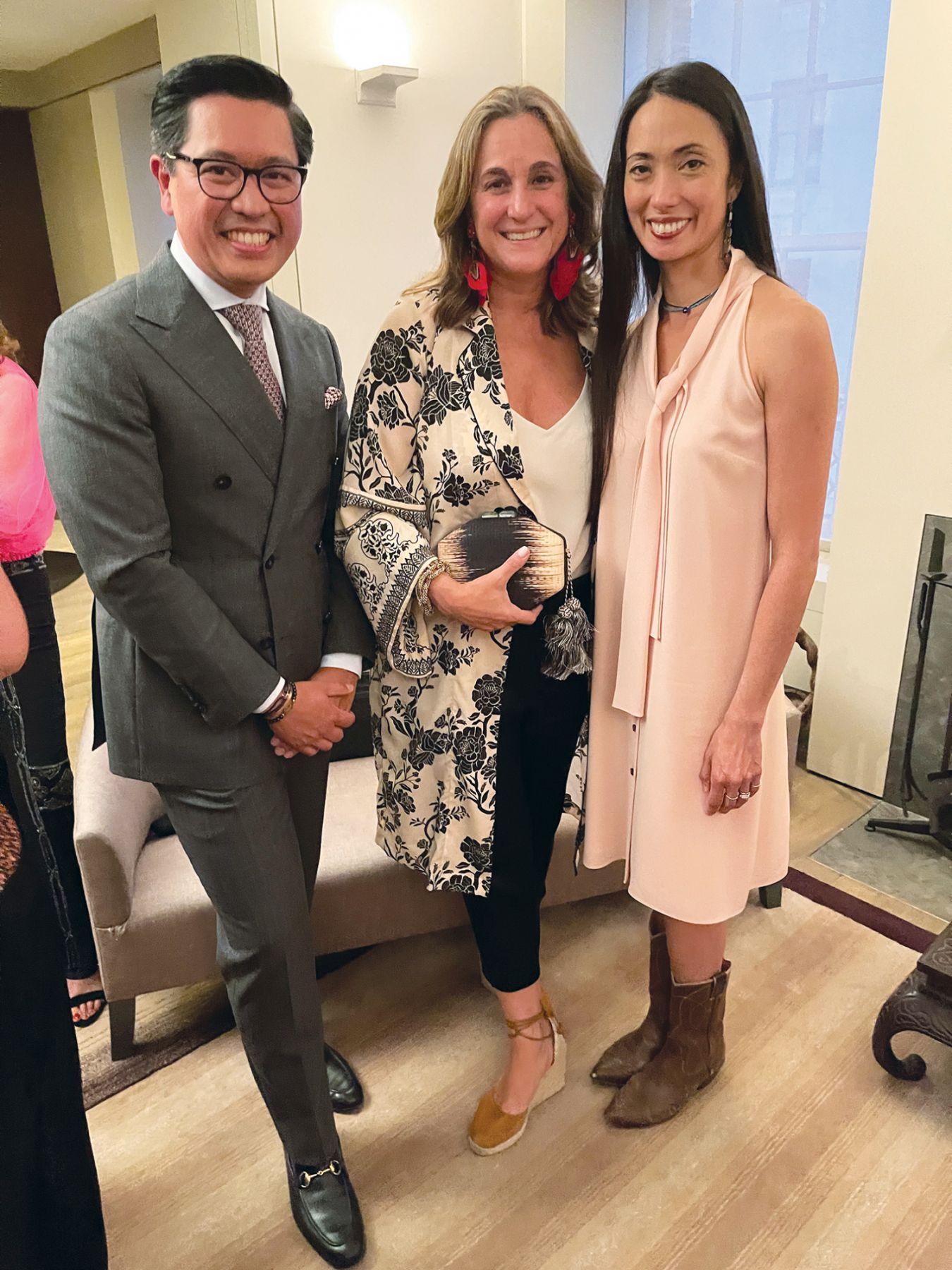 Ernesto Floro, Sofia Elizalde and Stella Abrera