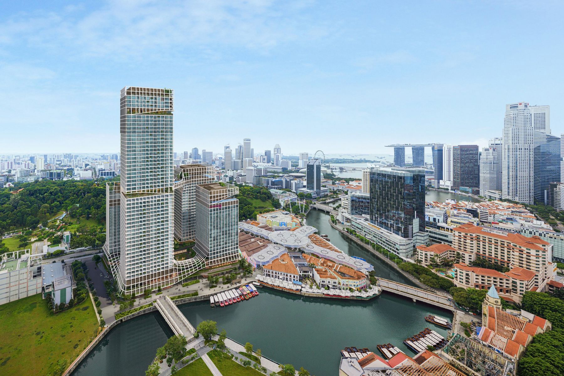 Canning Hill Piers, a joint venture by CDL and CapitaLand, will be part of an integrated development named CanningHill Square (Image: Courtesy of CapitaLand)