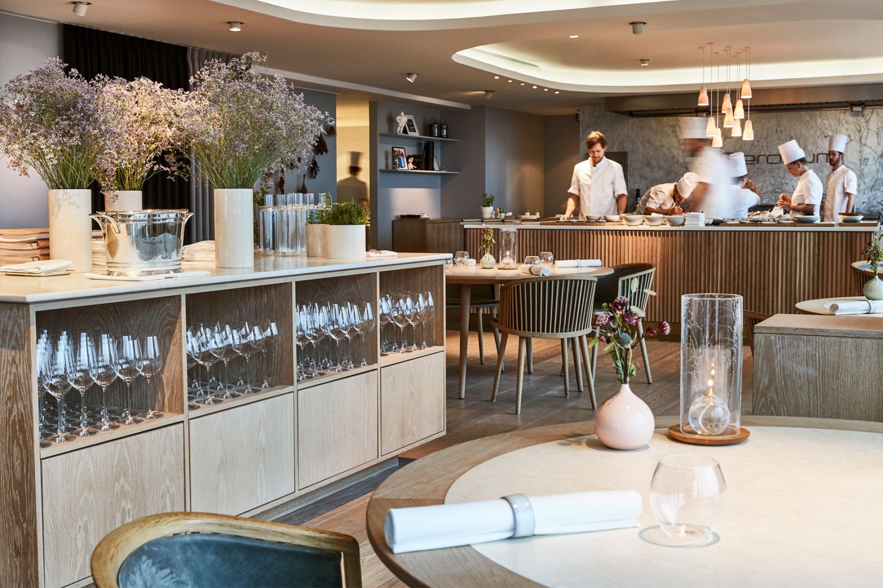 The interiors are contemporary and bright, with plenty of wood accents (Photo: Claes Bech-Poulsen)