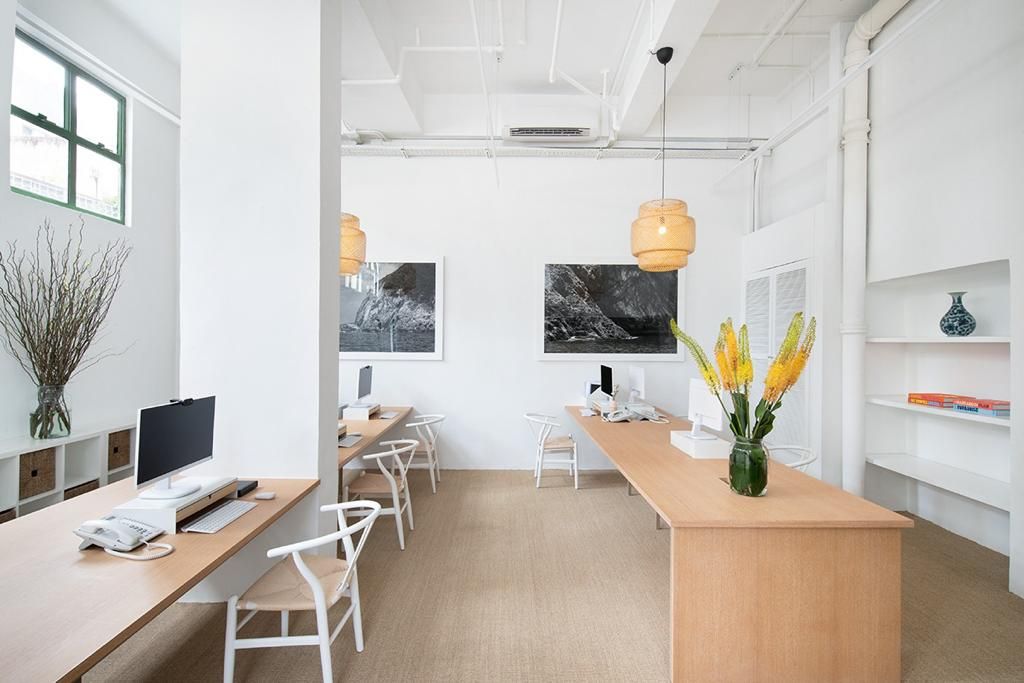 Interior of the Stanley office of Habitat Property, founded by Victoria Allan